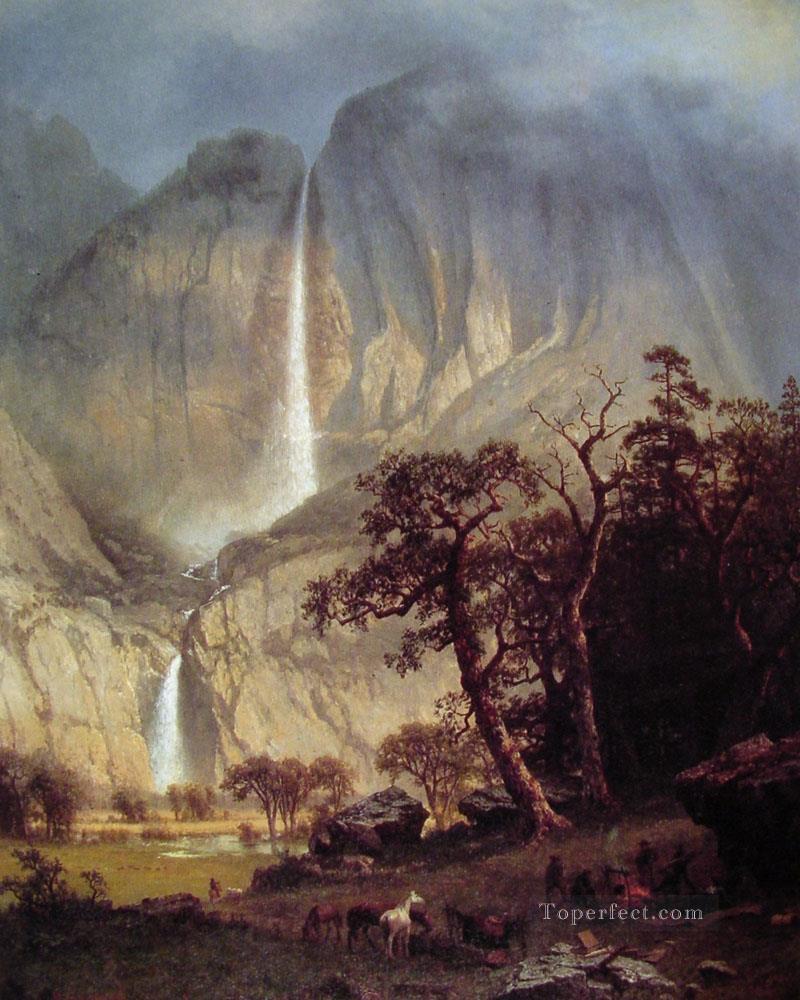 Cholooke Albert Bierstadt Paisaje cascada Pintura al óleo